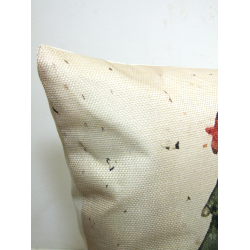 Poduszka Świąteczna Dekoracyjna Renifer Choinka 50x50cm